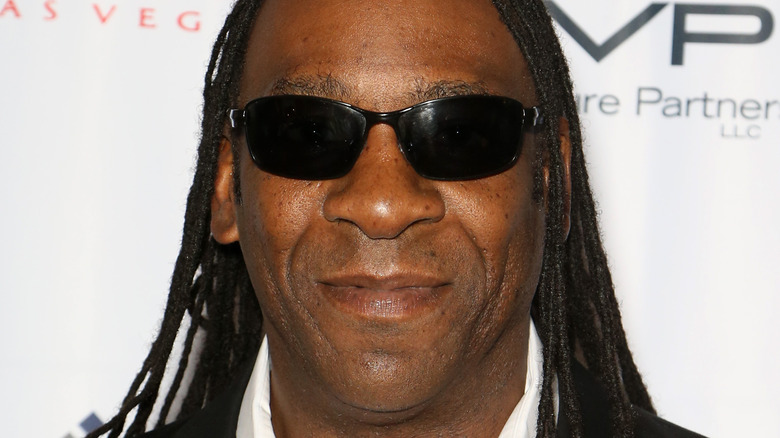 Booker T red carpet sunglasses