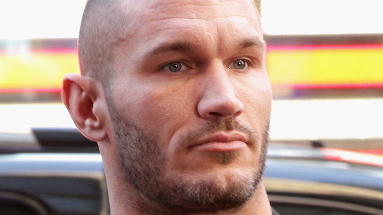 Randy Orton posing for photo