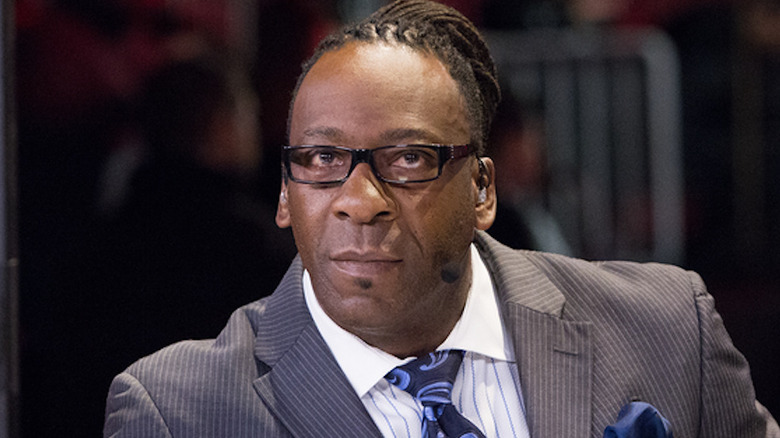 Booker T at kickoff desk