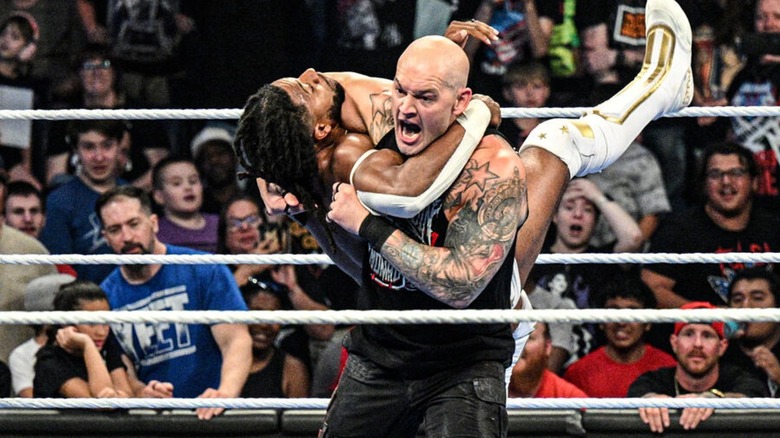 Baron Corbin and Trick Williams on WWE SmackDown