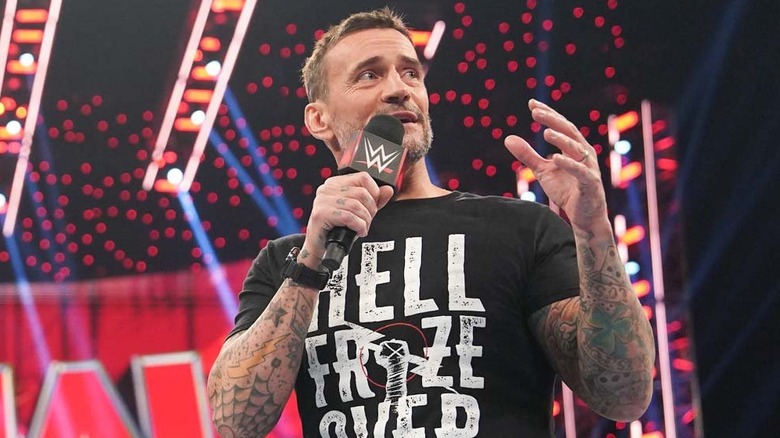 CM Punk on "WWE Raw"