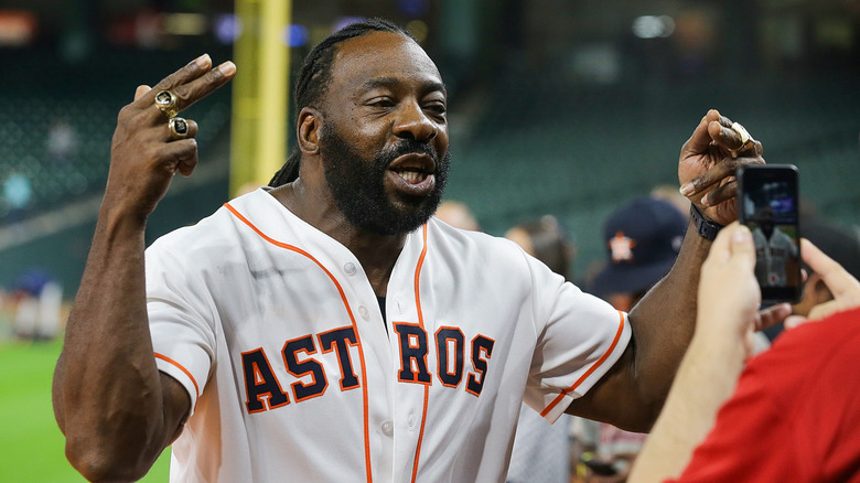 Booker T at Astros game