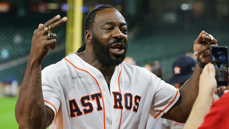 Booker T at Astros game