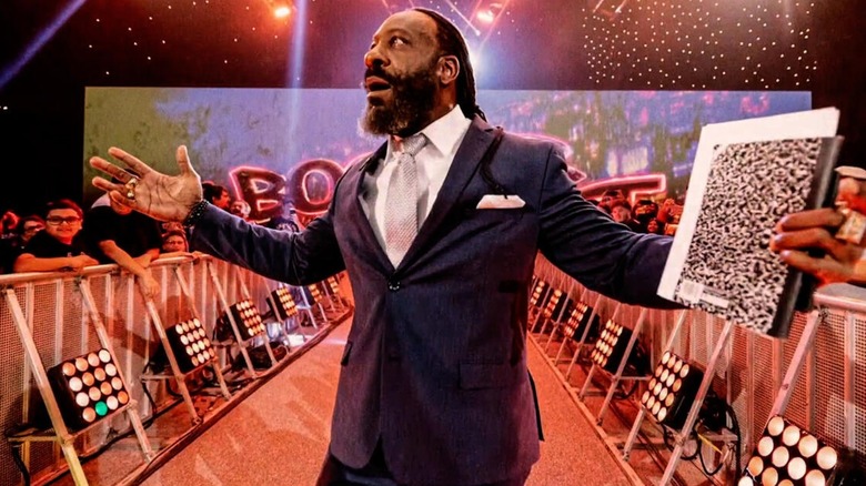 Booker T makes his entrance