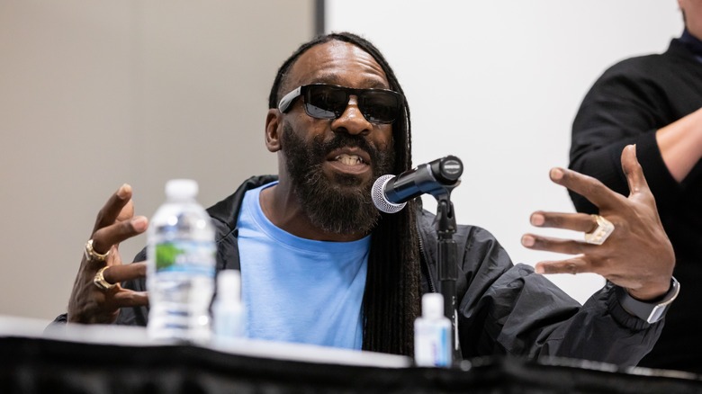 Booker T answering questions