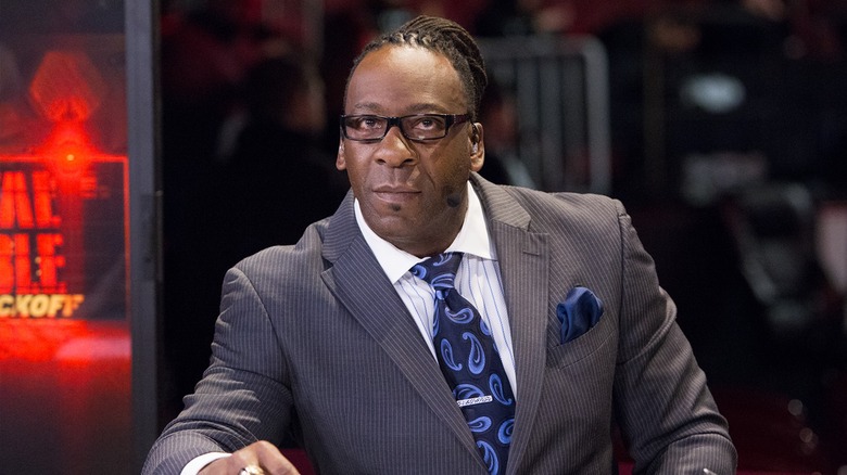 Booker T at the announce desk