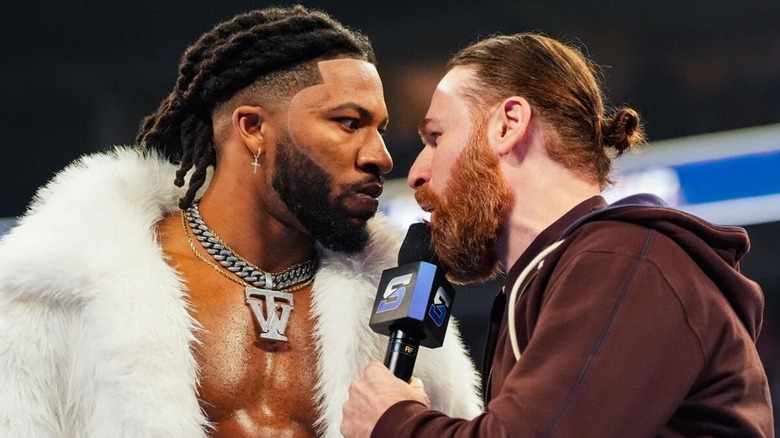 Trick Williams and Sami Zayn on WWE SmackDown