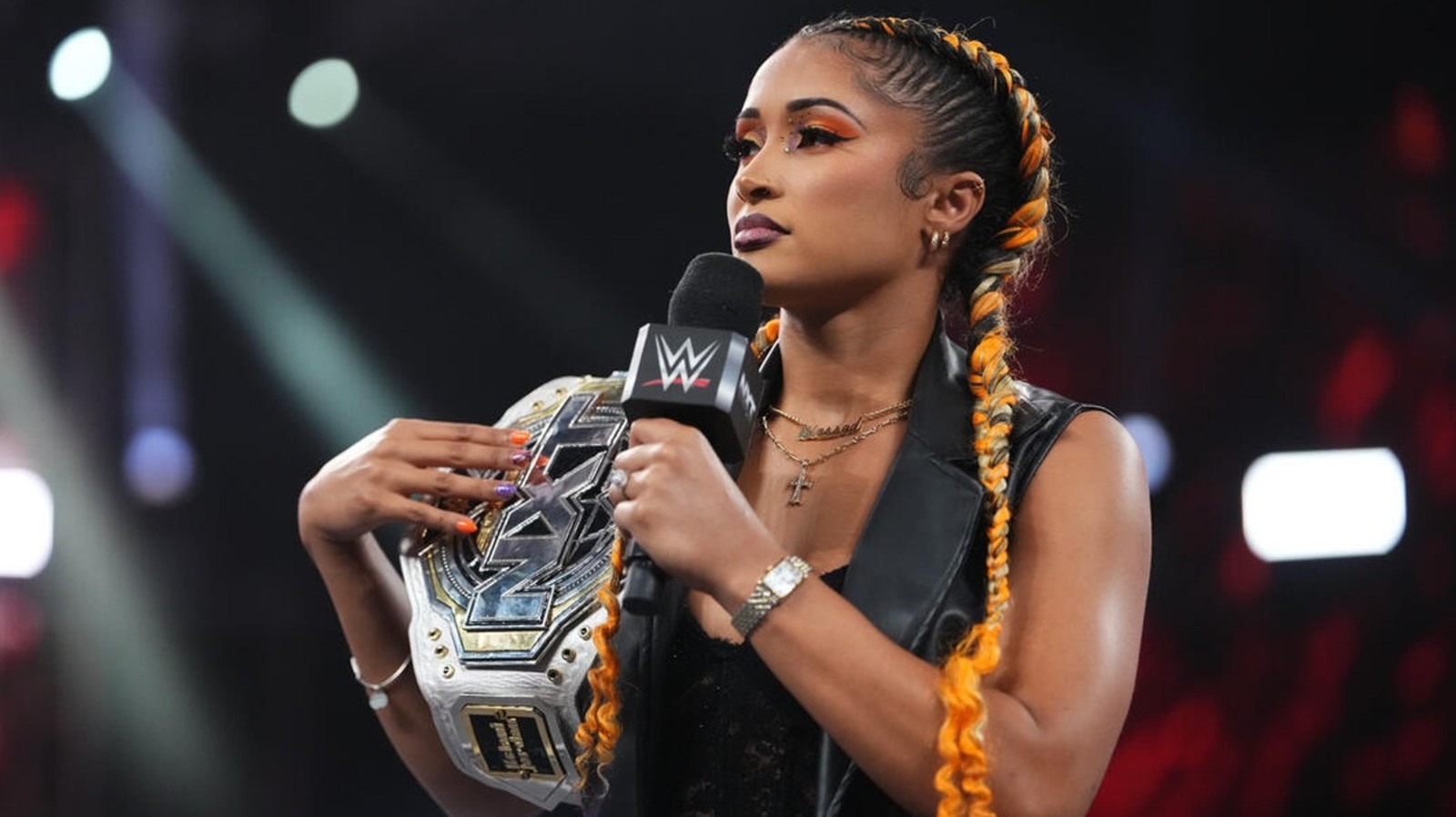 Booker T Celebrates Kelani Jordan's Women's NXT Championship Win