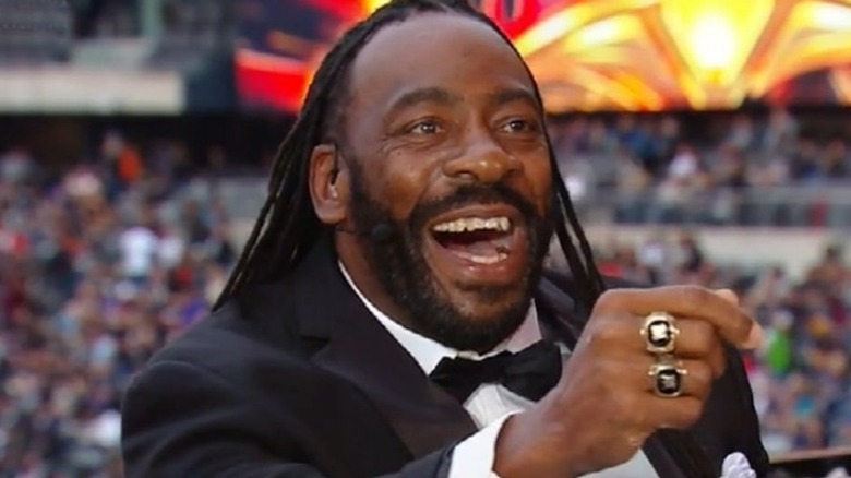 Booker T smiling