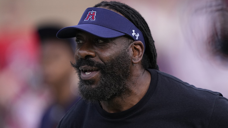 Booker T attending a football game