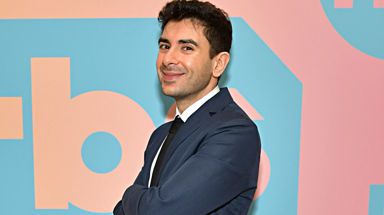 Tony Khan smiling