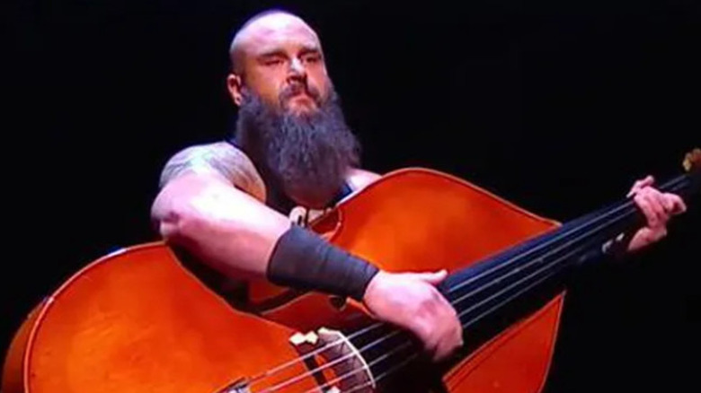 Braun Strowman playing the cello