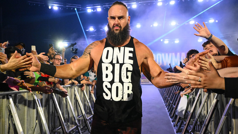 Braun Strowman makes an entrance