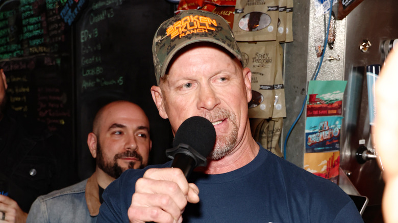 Steve Austin speaks