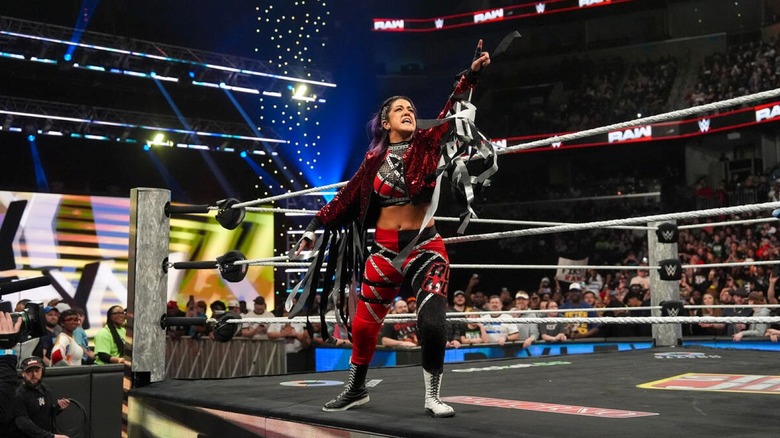 Bayley makes her entrance