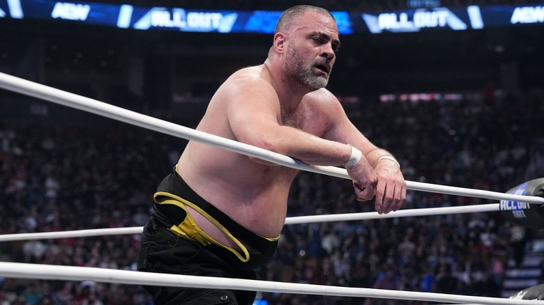 Eddie Kingston in the ring at All Out in Toronto