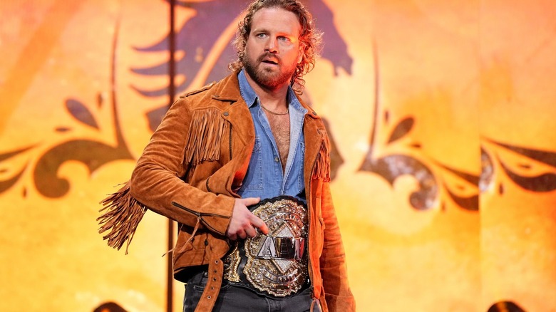 "Hangman" Adam Page makes his entrance
