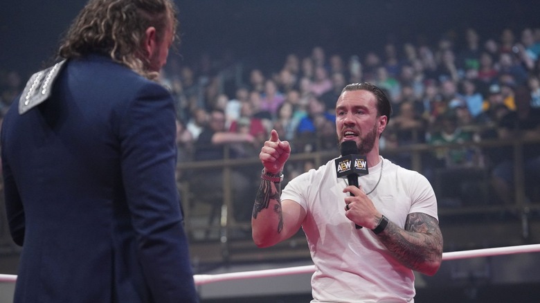 Will Ospreay exchanges words with Kenny Omega
