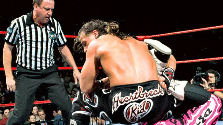 Shawn Michaels Bret Hart Earl Hebner Montreal Screwjob