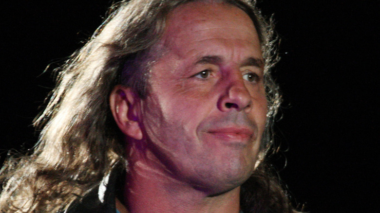 Bret Hart makes his entrance