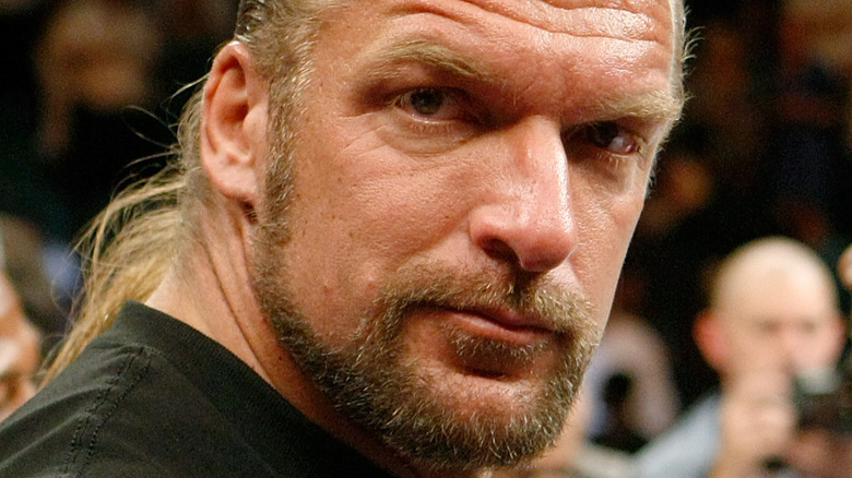 Triple H with long hair