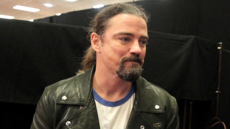 Brian Kendrick being interviewed 