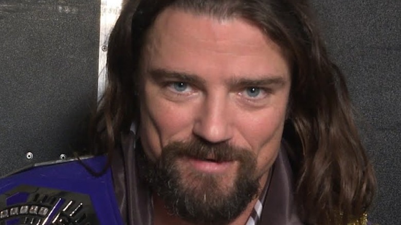 Brian Kendrick holding the Cruiserweight Championship