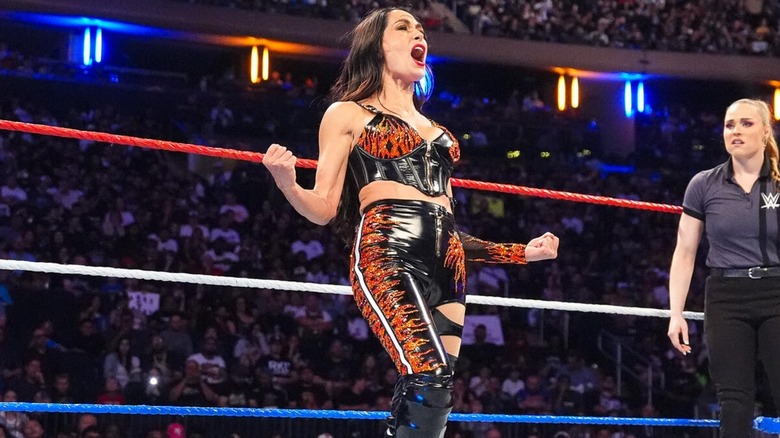 Brie Bella in the ring