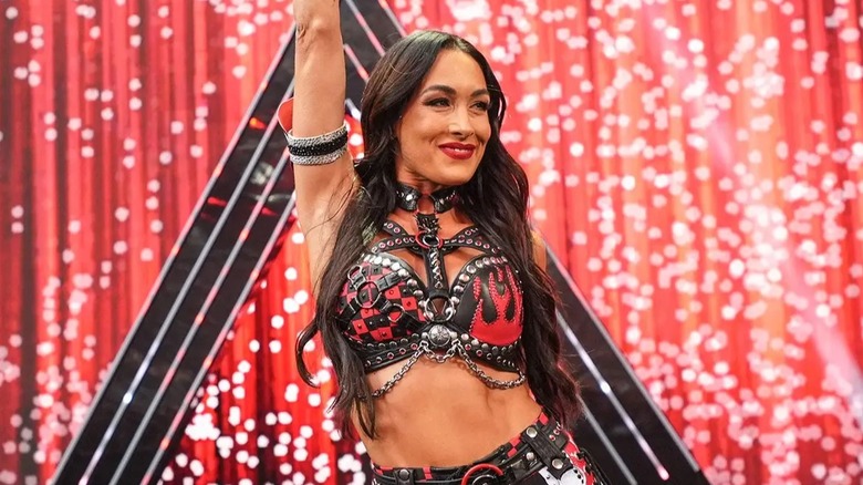 Brie Bella poses ahead of her SummerSlam 2026 match