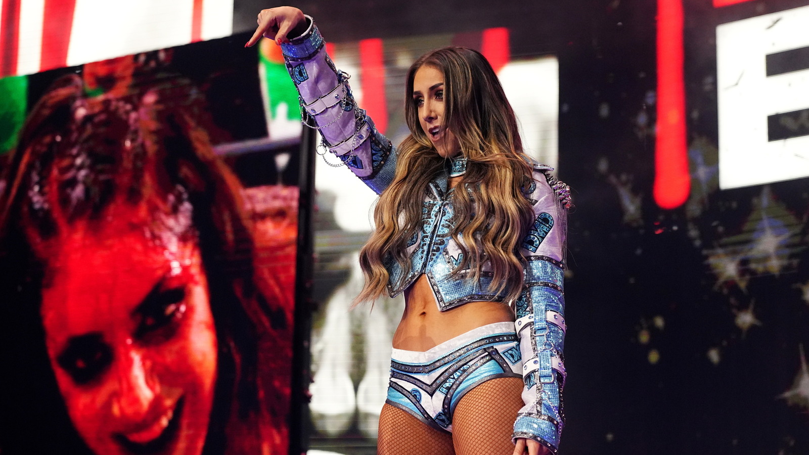 Britt Baker Reacts To Finn Balor Stomping On Pittsburgh Steelers Rally Towel At WWE Payback