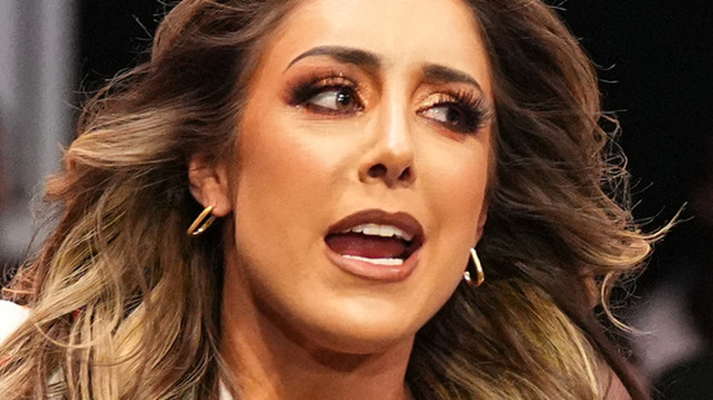 Britt Baker looking away