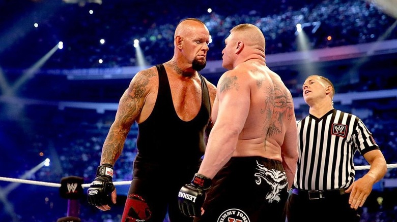 The Undertaker and Brock Lesnar at WrestleMania 30