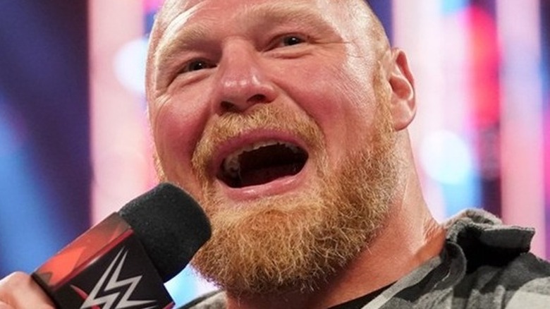 Brock Lesnar speaks on "WWE Raw"