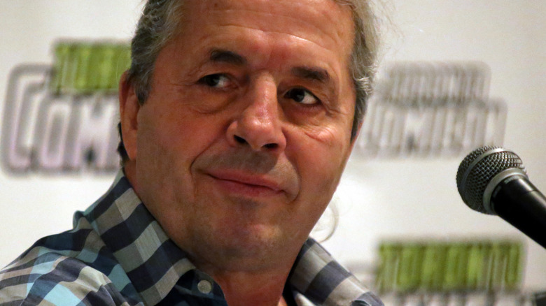 Bret Hart smirking