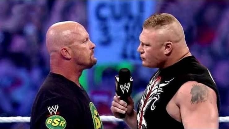 Brock Lesnar and Steve Austin