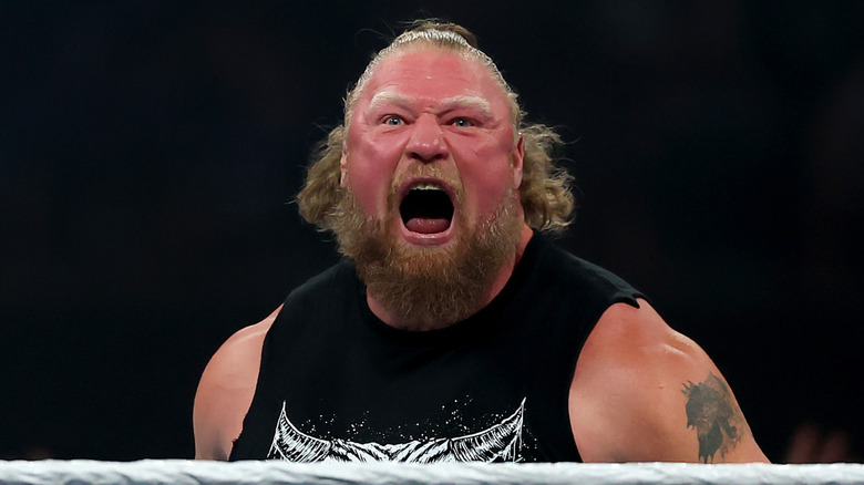 Brock Lesnar during his SummerSlam return