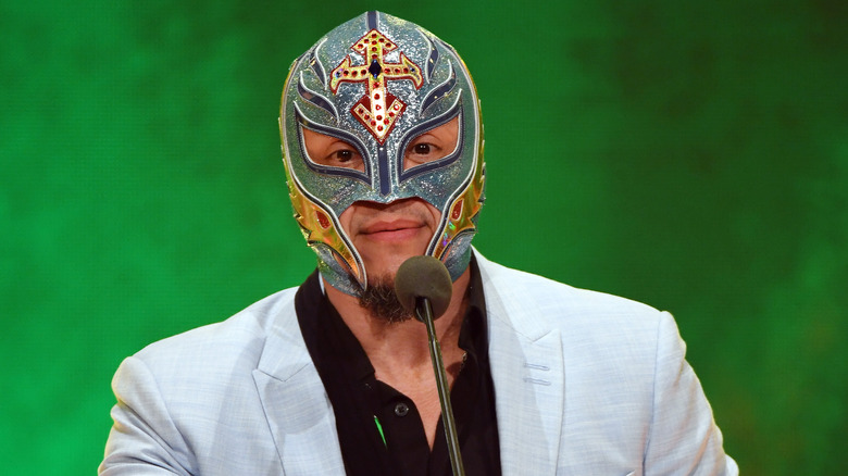 Rey Mysterio speaking