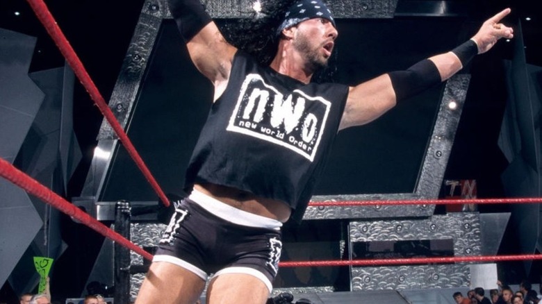 Sean Waltman performs as X-Pac in the WWE ring as a member of the New World Order.