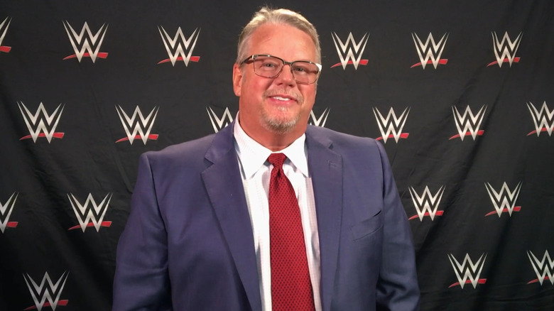 Bruce Prichard backstage at "WWE Raw"