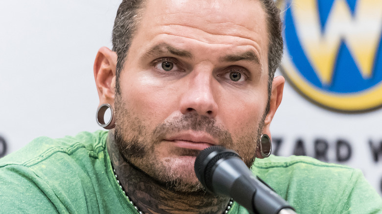 Jeff Hardy answering questions