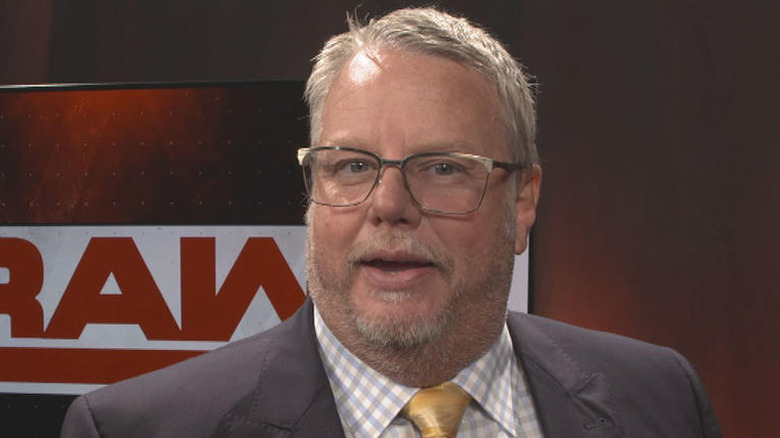 Bruce Prichard backstage at "WWE Raw"