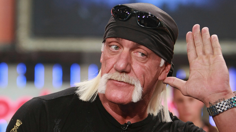 Hulk Hogan visits MTV's 