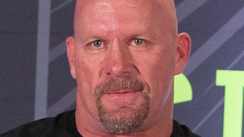 Steve Austin Smiles At WWE 2K Event In 2023