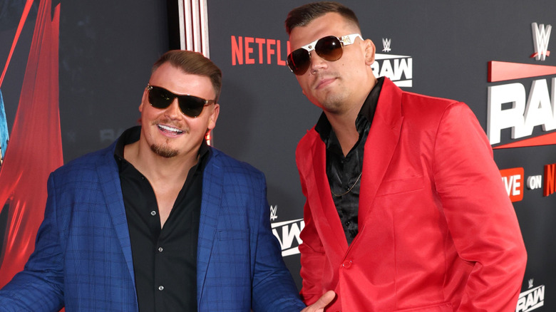 Brutus and Julius Creed wearing sunglasses