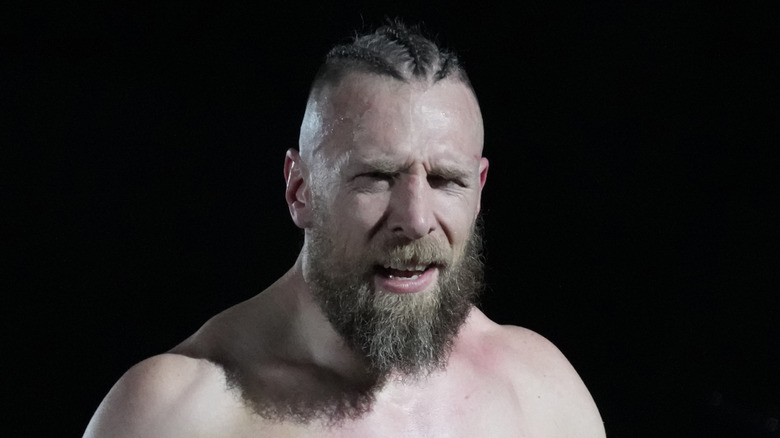 Bryan Danielson grimacing in the void