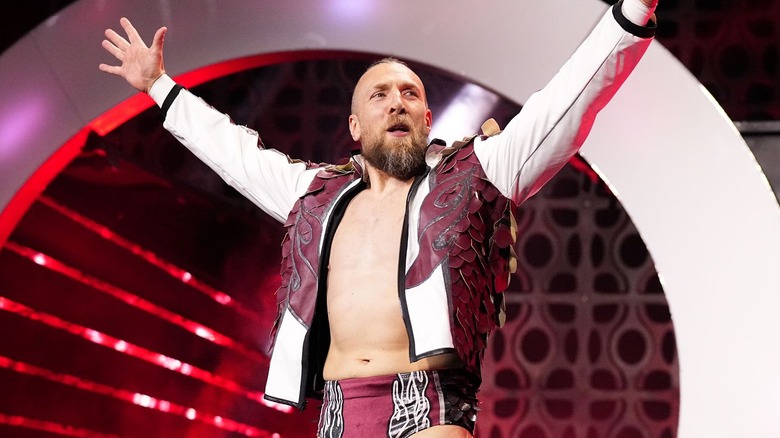 Bryan Danielson raising his arms