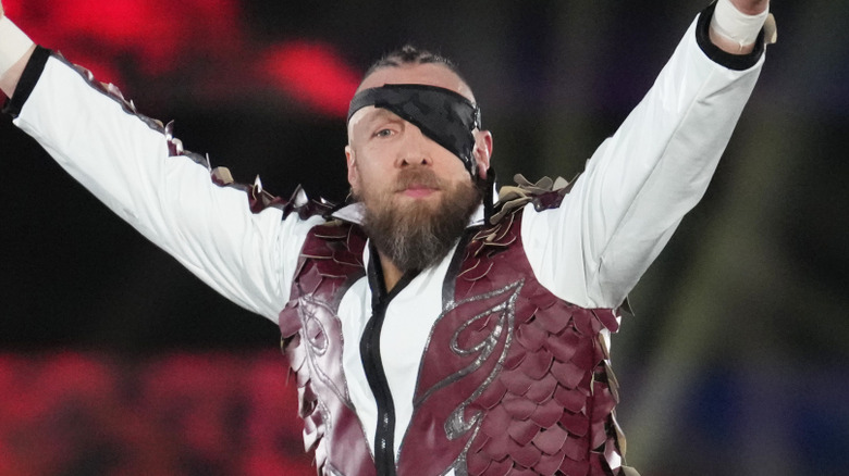Bryan Danielson with an eye patch