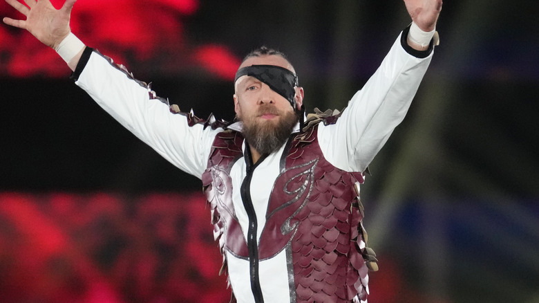 Bryan Danielson wearing an eye patch