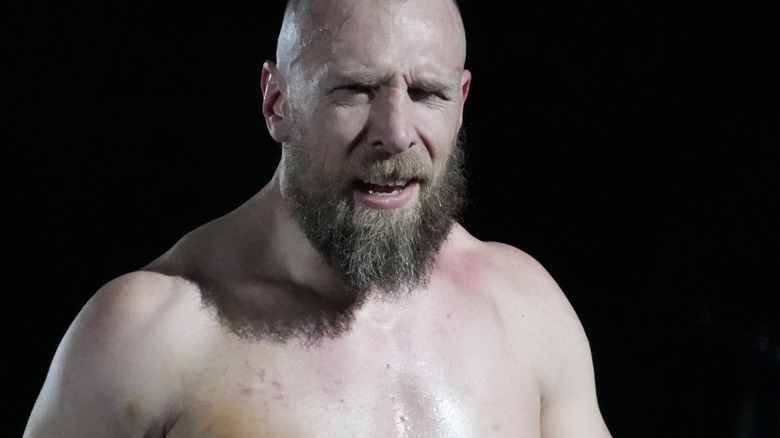 Bryan danielson walking down the ramp