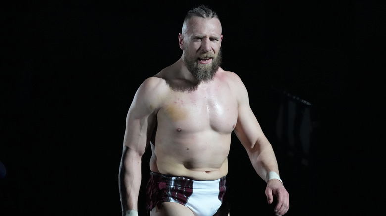 Bryan Danielson makes his way to the ring